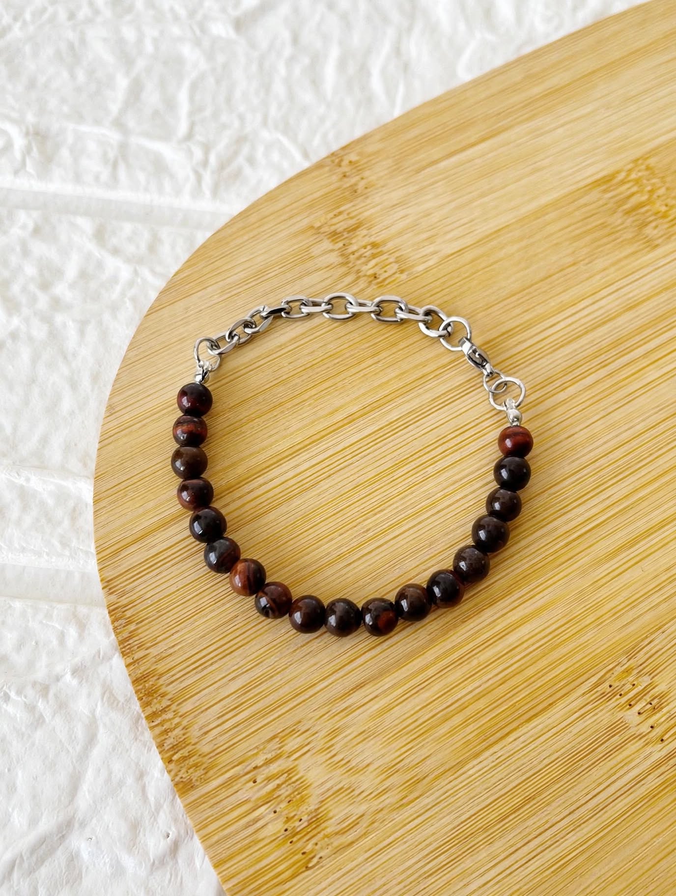 Pulsera de piedra Ojo de Buey