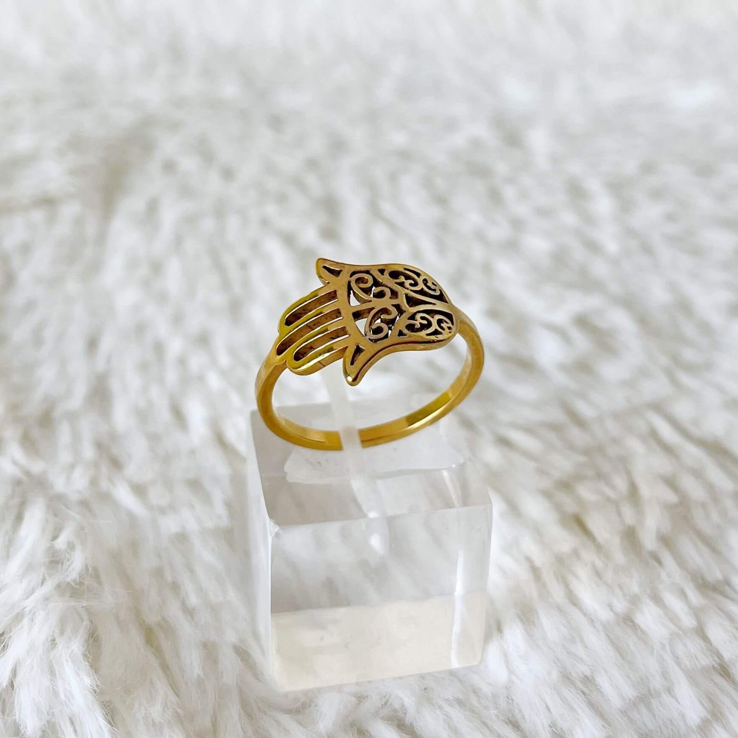 Anillo de Acero Dorado