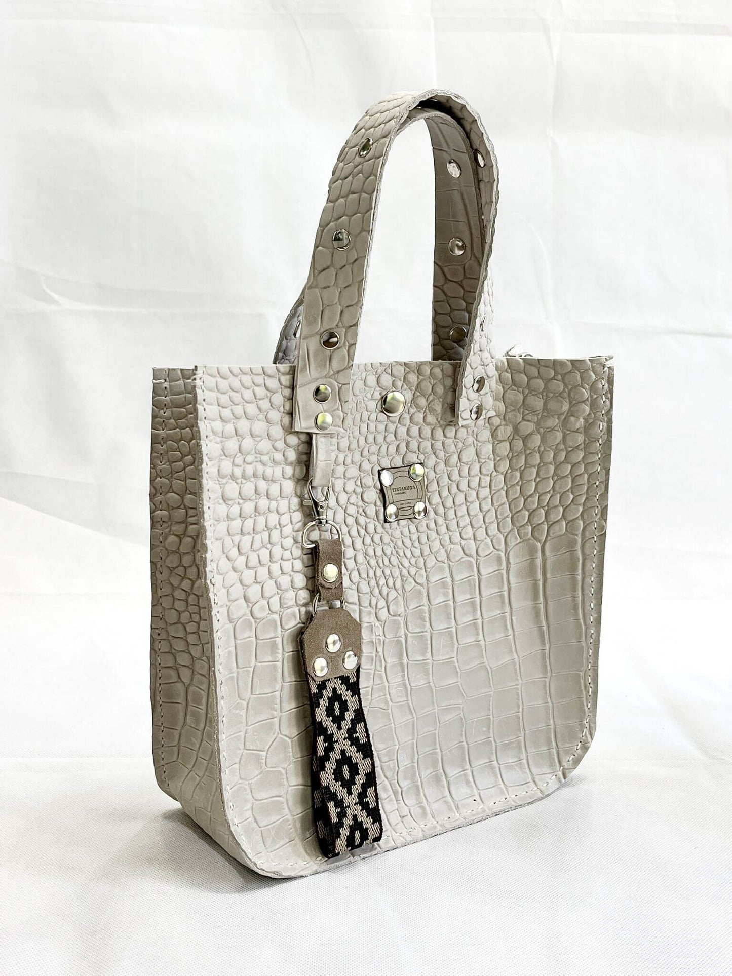 Cartera de Cuero Croco