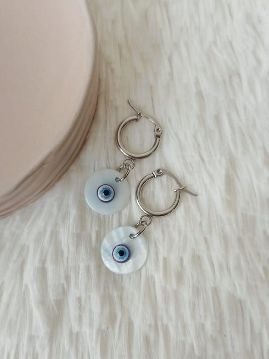 Caravanas de Acero Quirúrgico y Nácar