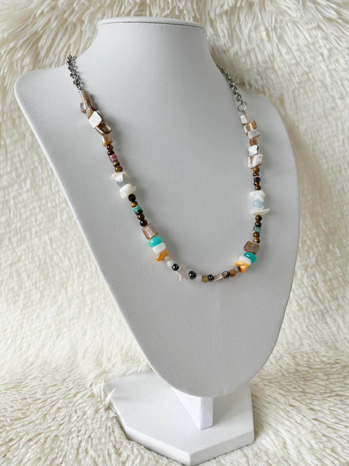 Conjunto de Acero Quirúrgico, Nácar y Perla de Río