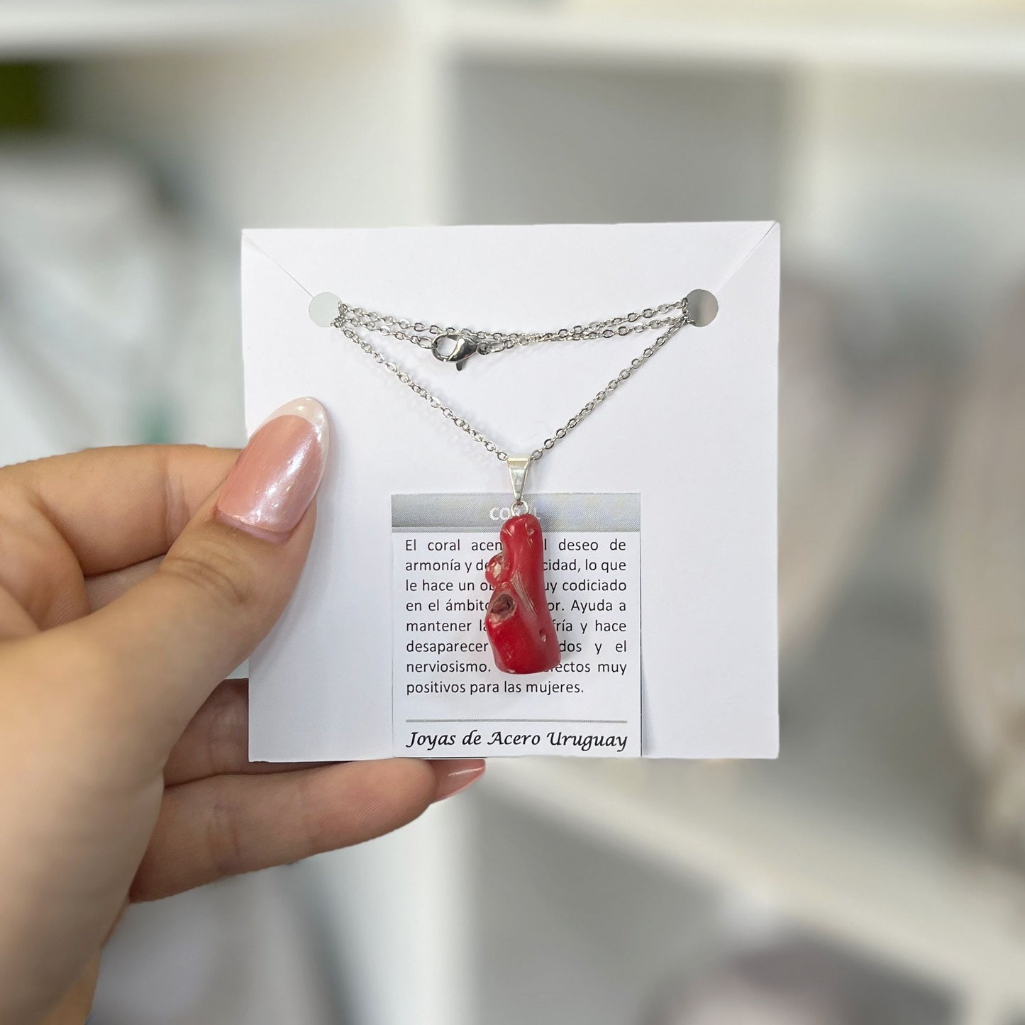 Conjunto de Acero Quirúrgico y Piedra Roja