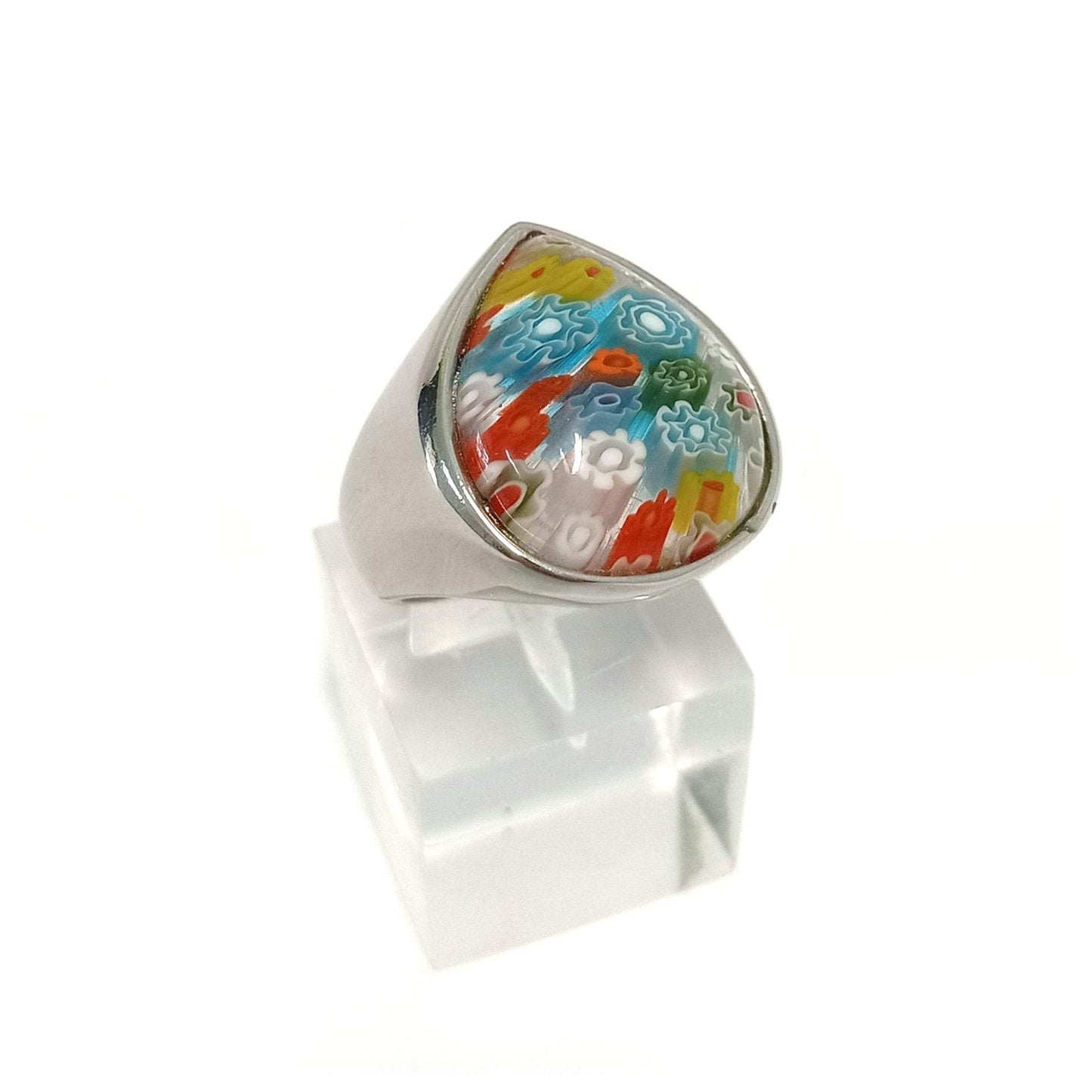 Anillo de Acero Quirúrgico y Murano