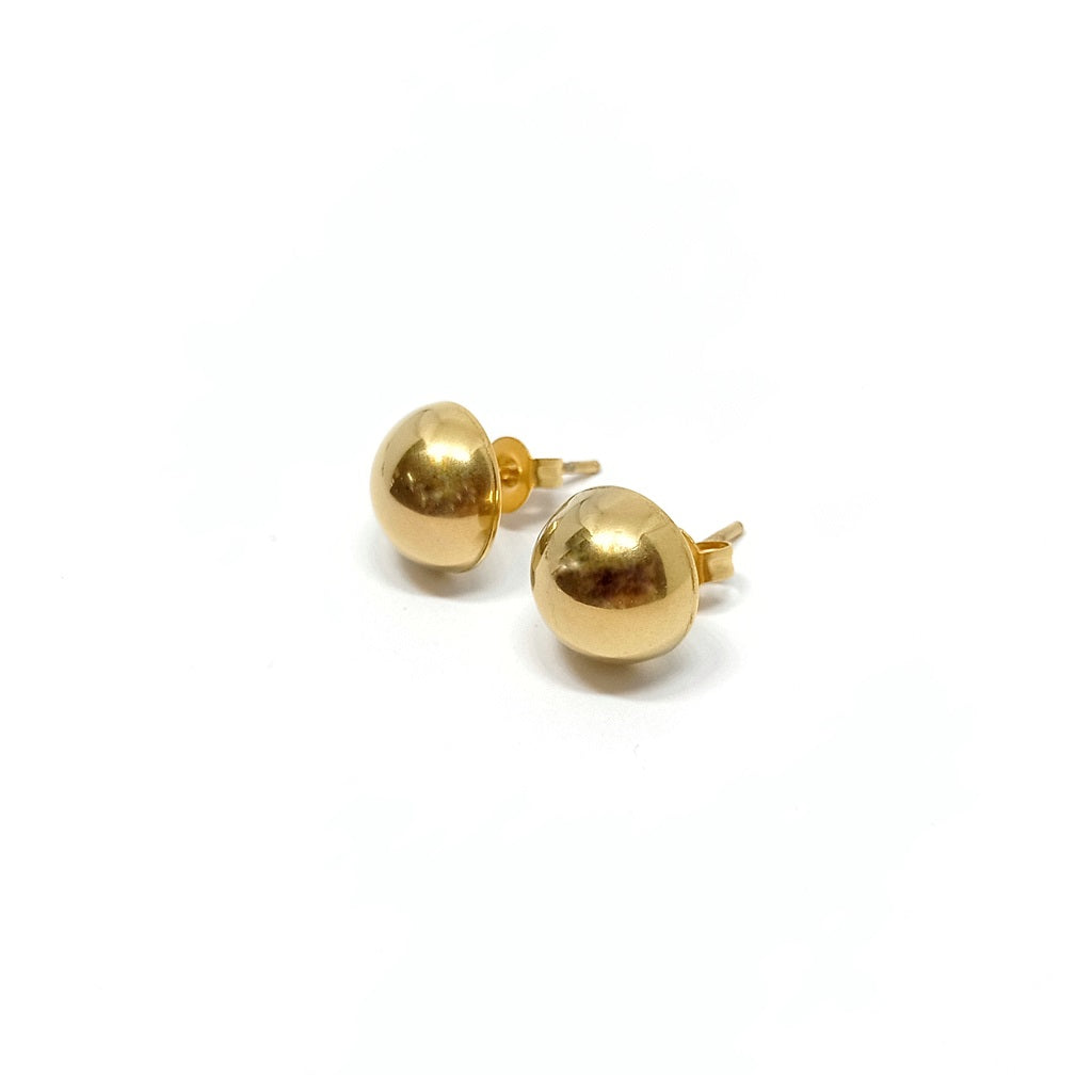 Caravanas de Acero Dorado - 7 mm de diámetro