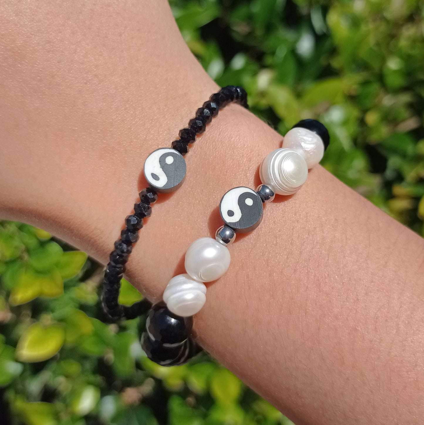 Pulsera de Cristales Facetados y Acero Quirúrgico