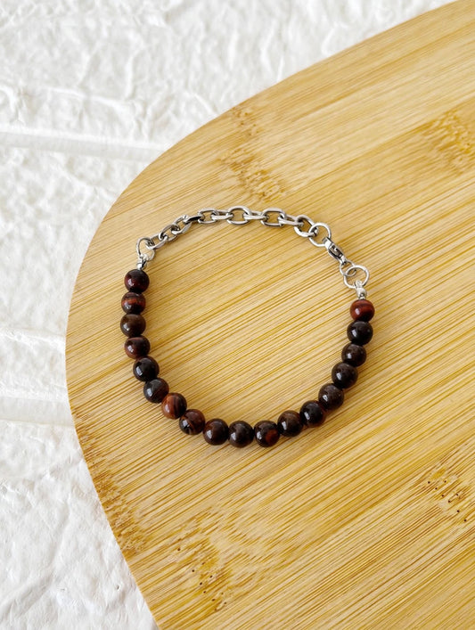 Pulsera de piedra Ojo de Buey