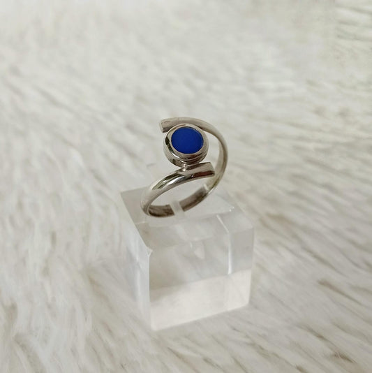 Anillo de Alpaca Peruana y Resina
