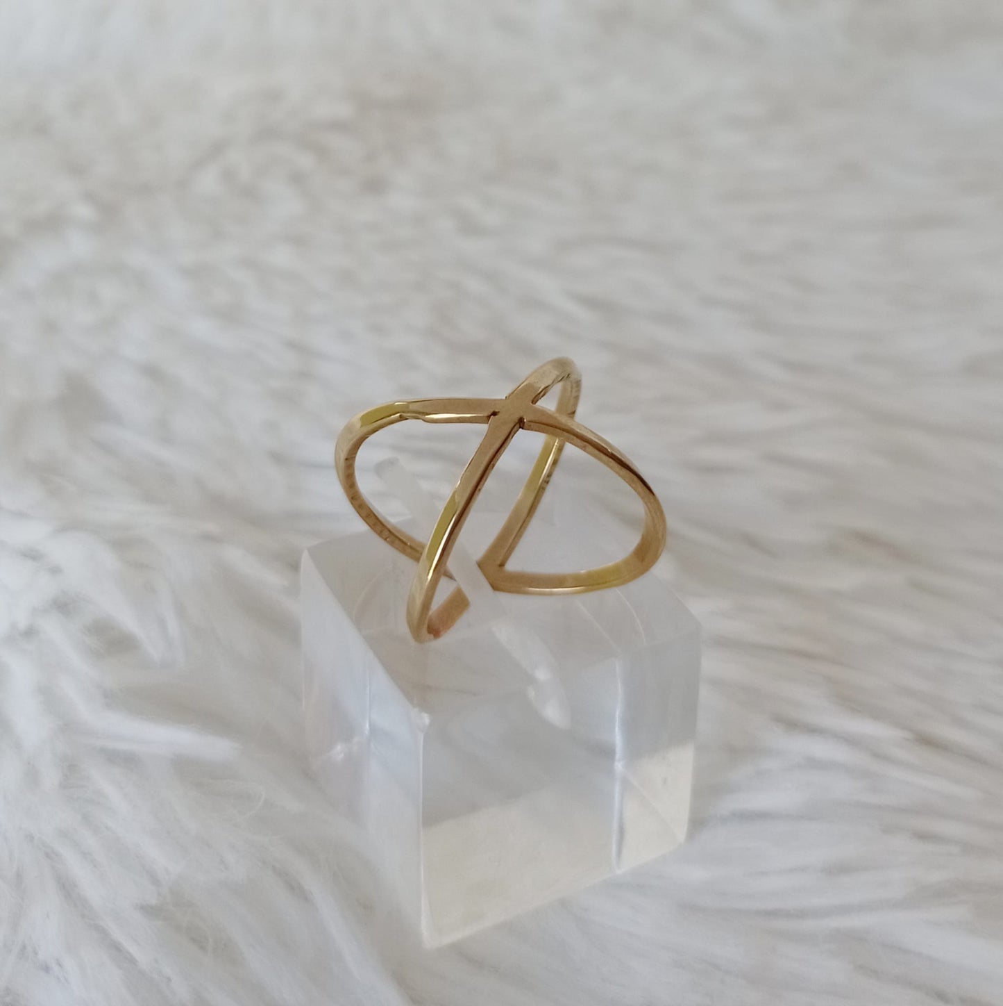 Anillo de Acero Dorado