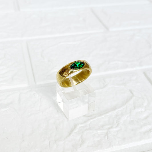 Anillo de Acero Dorado