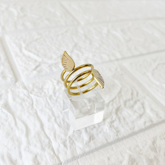 Anillo de Acero Dorado