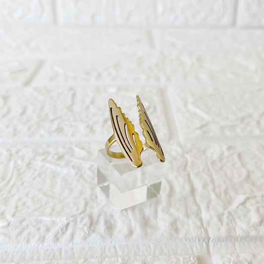 Anillo de Acero Dorado
