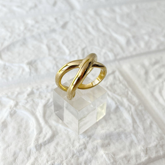 Anillo de Acero Dorado