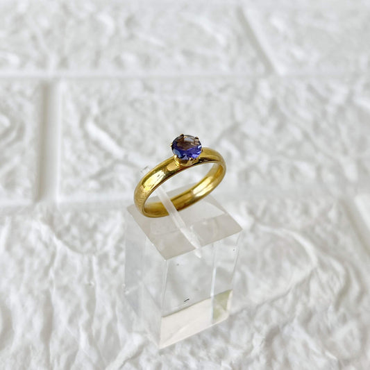 Anillo de Acero Dorado