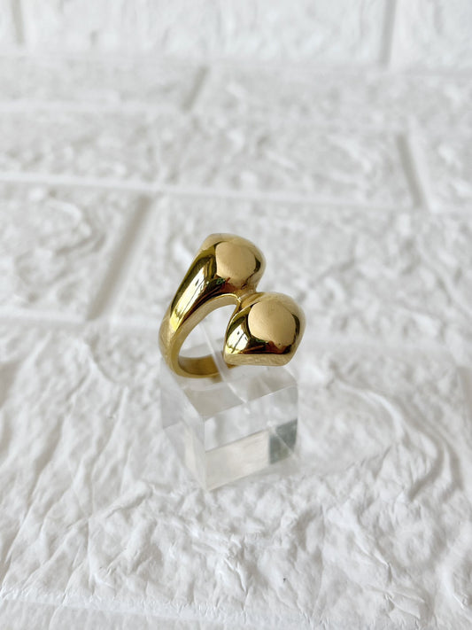 Anillo de Acero Dorado