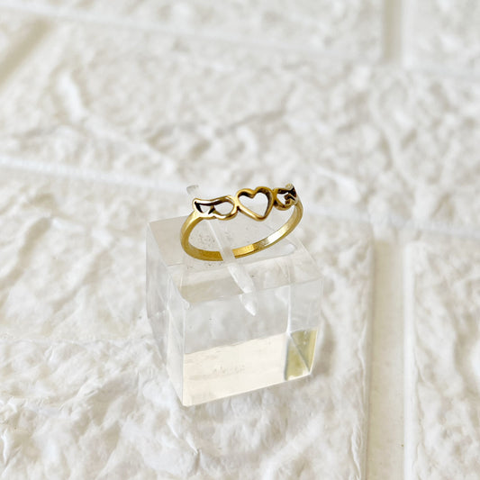 Anillo de Acero Dorado