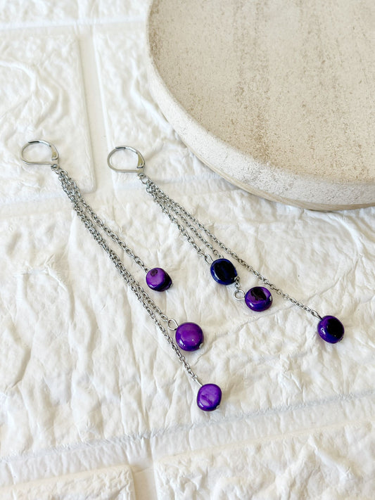 Caravanas de Acero Quirúrgico y Nácar