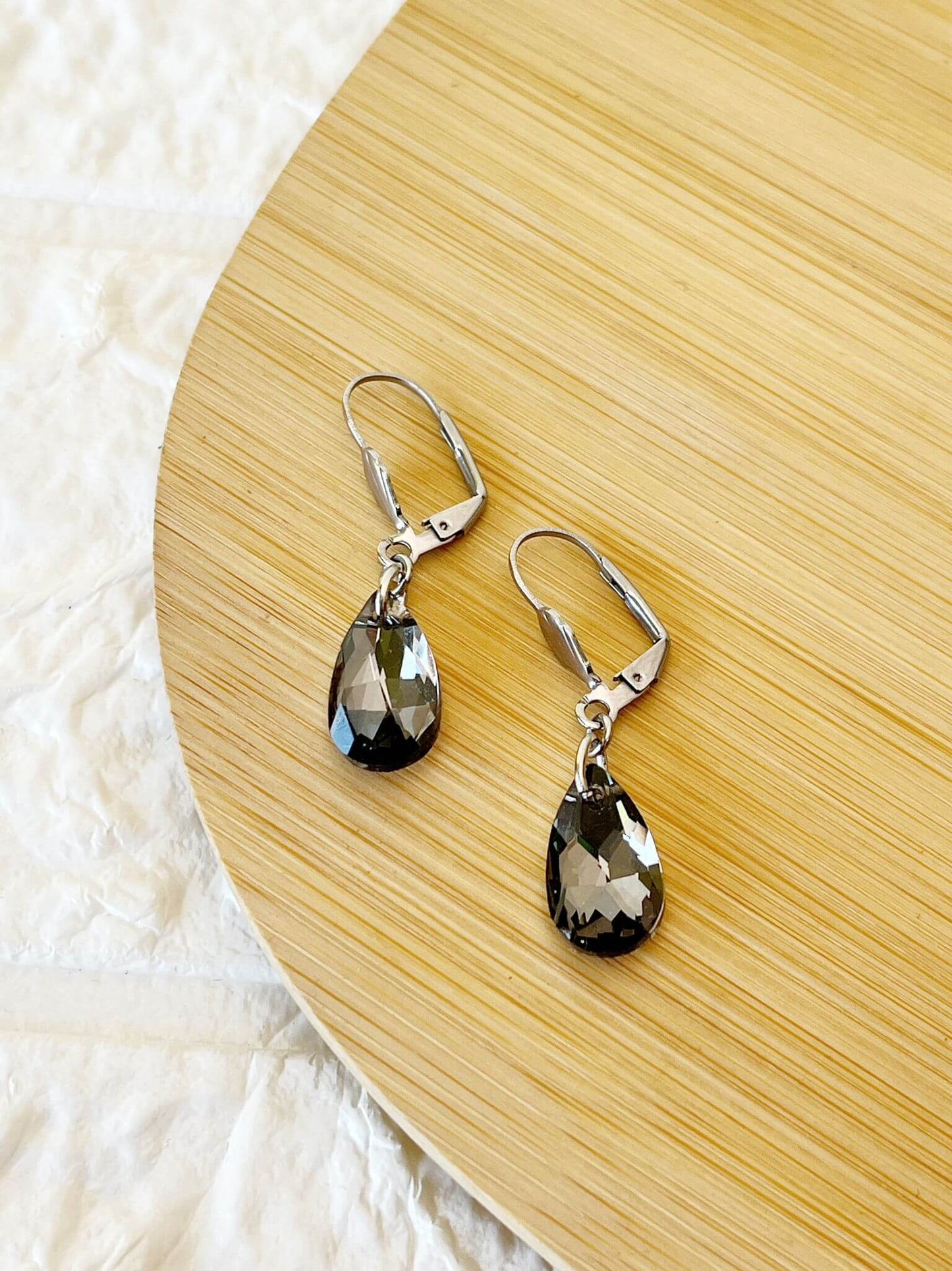 Caravanas de Acero Quirúrgico y Cristal