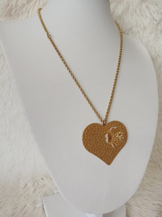 Collar de Acero Dorado