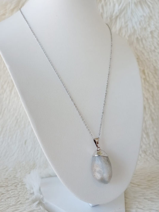 Conjunto de Acero Quirúrgico y Piedra Natural Angelita