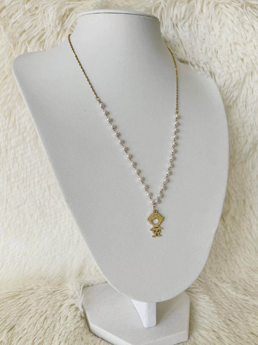 Conjunto de Acero Quirúrgico y Perlas