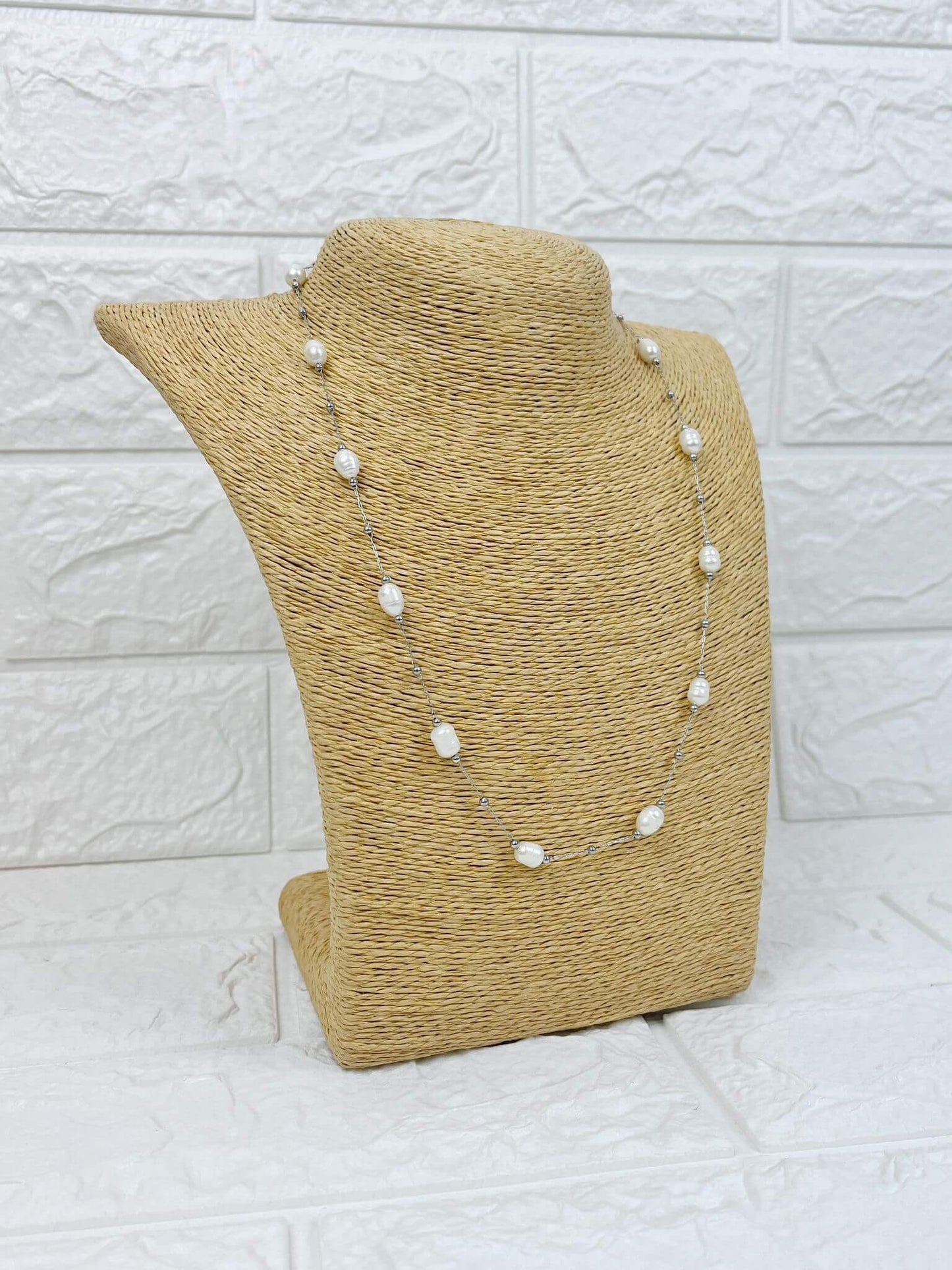 Conjunto de Acero Quirúrgico y Perlas de Río