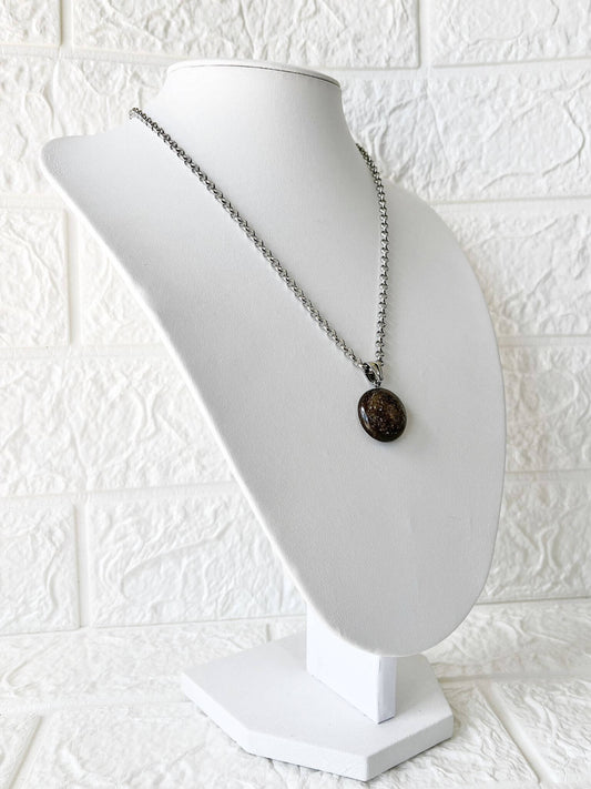 Conjunto de Acero Quirúrgico y Piedra Natural Bronzita