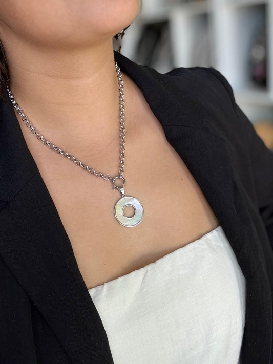 Conjunto de Acero Quirúrgico y Nácar