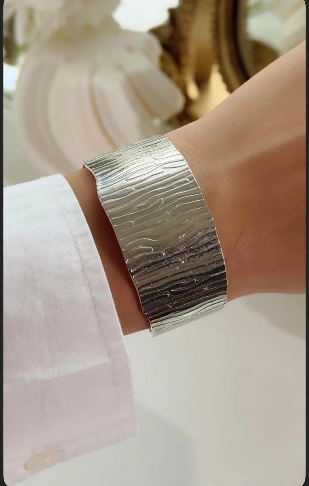 Pulsera Esclava de Acero Quirúrgico