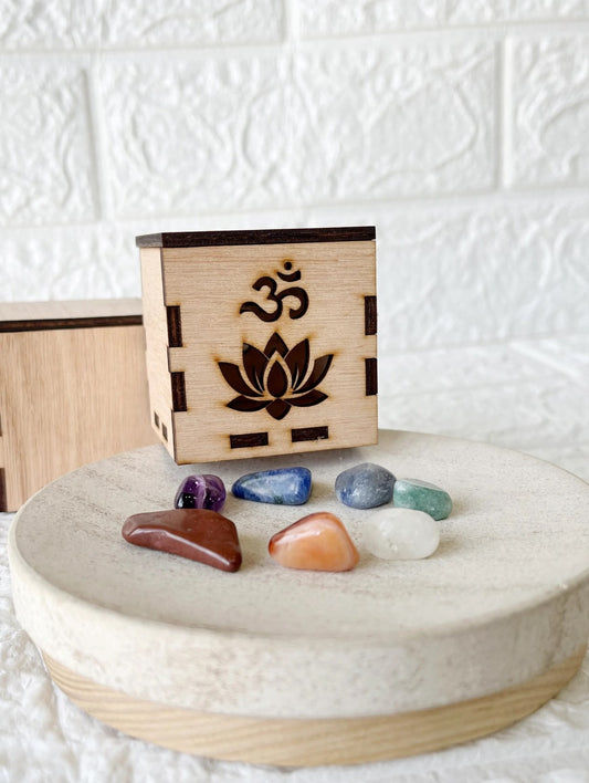 Kit 7 Chakras de Piedras Naturales