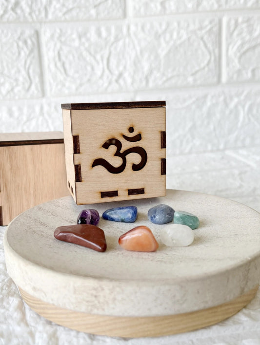 Kit 7 Chakras de Piedras Naturales