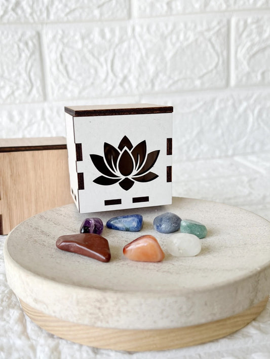 Kit 7 Chakras de Piedras Naturales