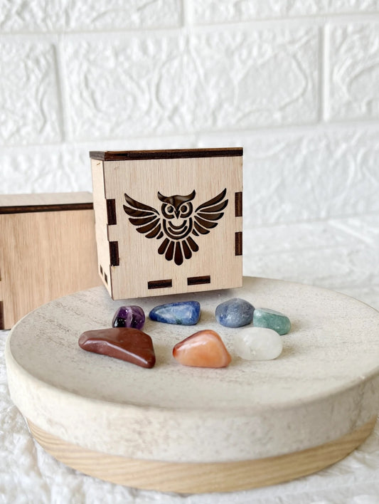 Kit 7 Chakras de Piedras Naturales