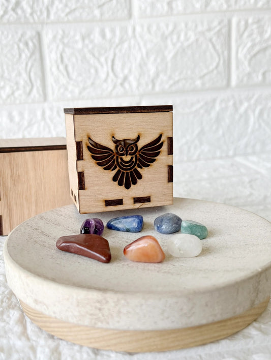 Kit 7 Chakras de Piedras Naturales