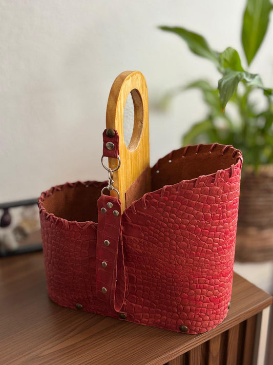 Matera de Cuero y Madera - TESTARUDA