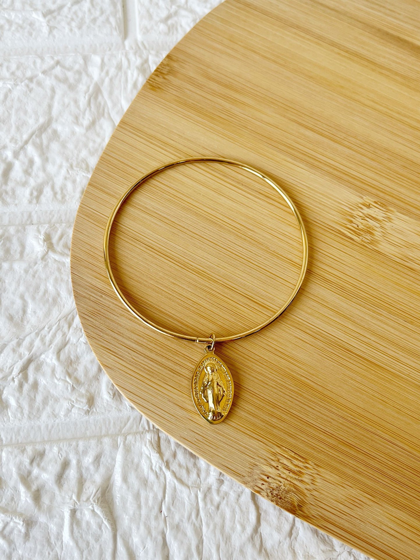 Pulsera Esclava de Acero Dorado