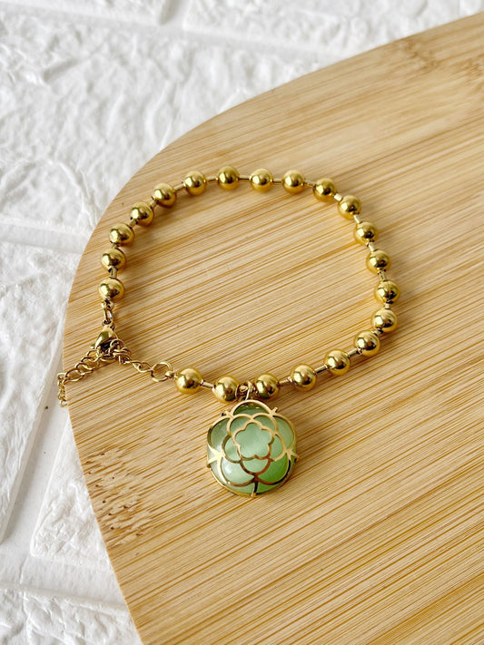 Pulsera de Acero Dorado