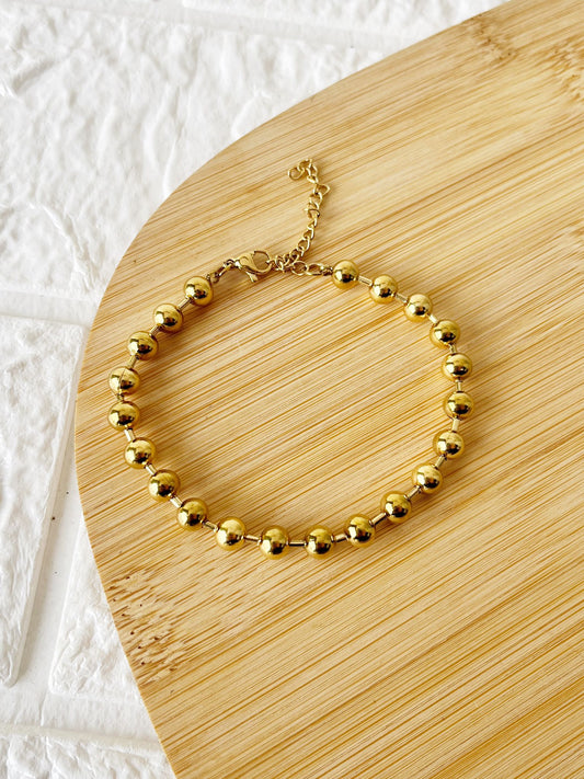 Pulsera de Acero Dorado