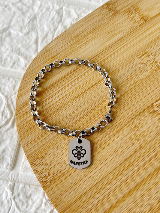 Pulsera de Acero Quirúrgico