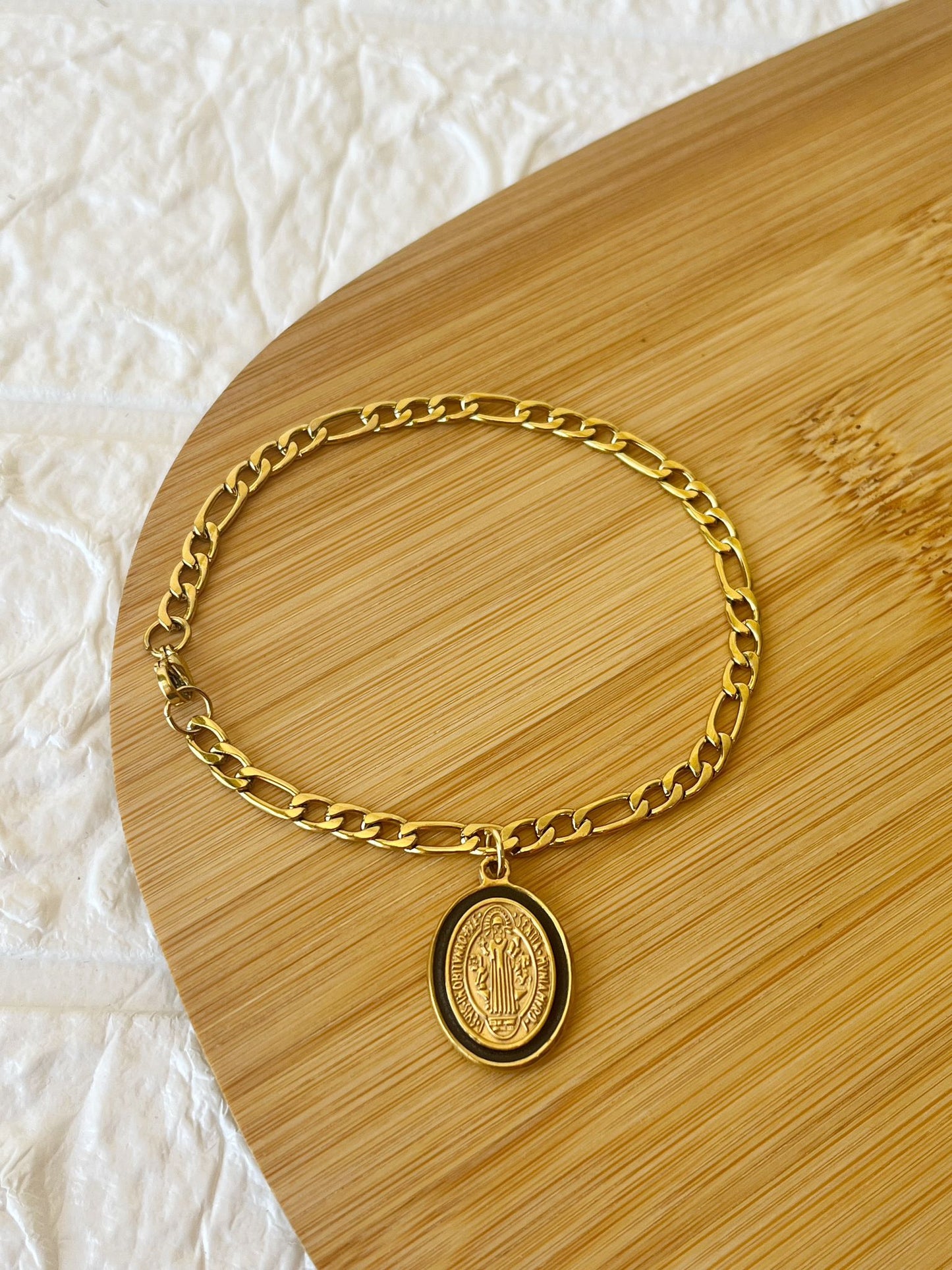 Pulsera de Acero Dorado
