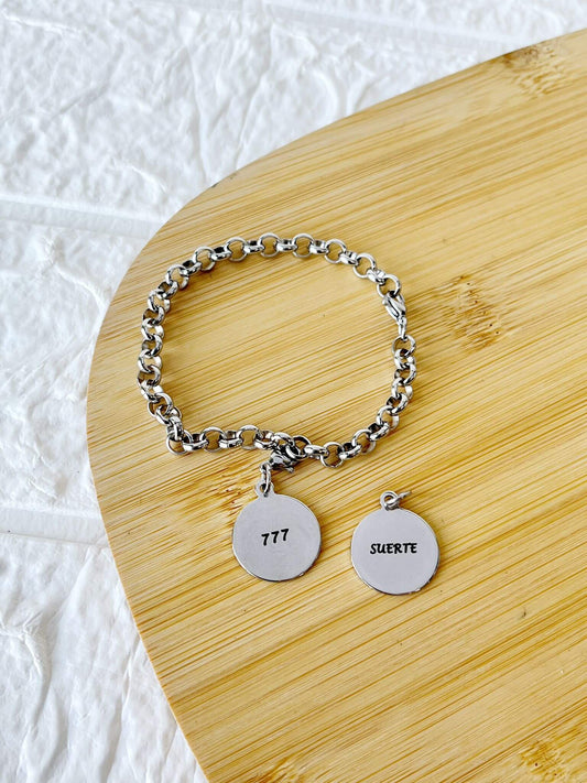 Pulsera de la Intención de Acero Quirúrgico