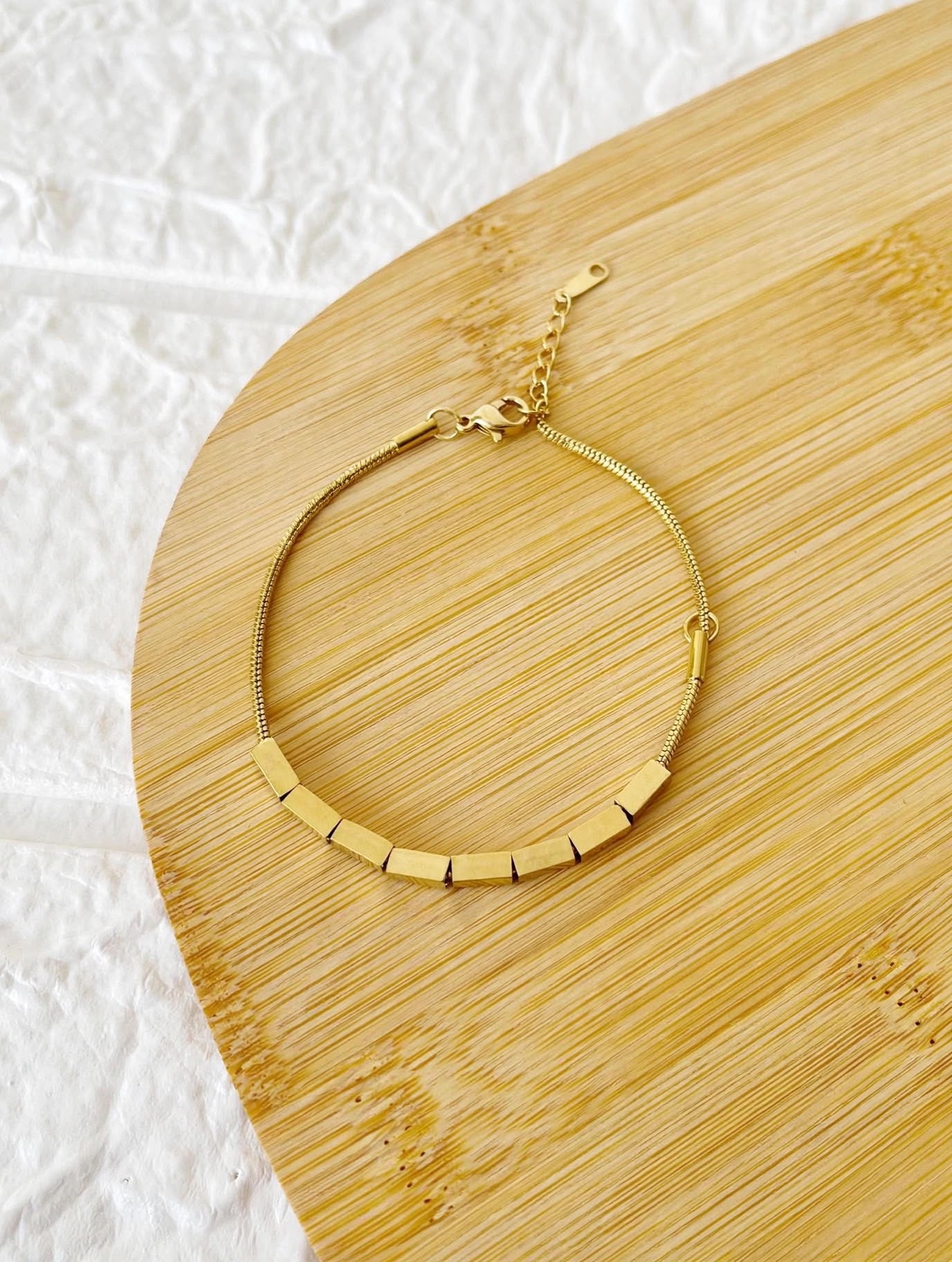 Pulsera de Acero Dorado