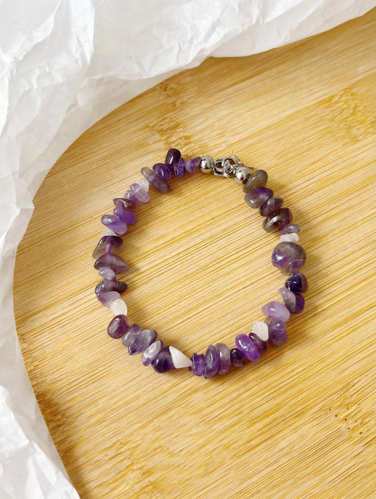 Pulsera de Piedra Natural Amatista
