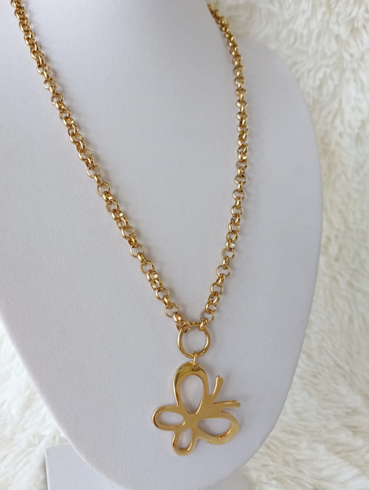 Collar de Acero Dorado