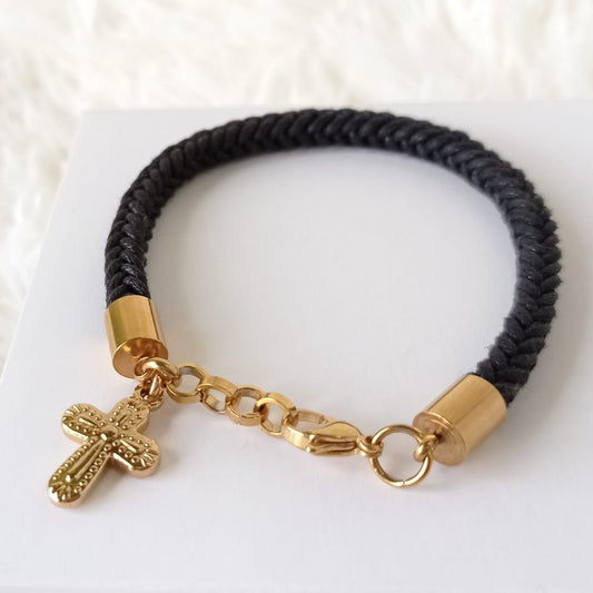 Pulsera de Acero Dorado