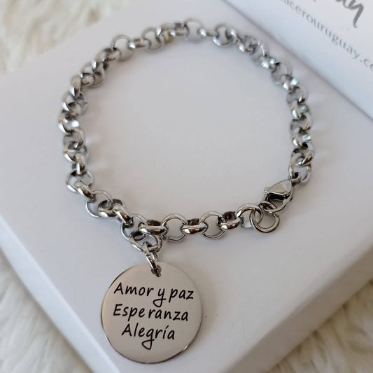 Pulsera de Acero Quirúrgico